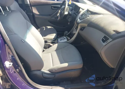 2011 Hyundai Elantra Gls from USA, damaged, VIN 5NPDH4AE6BH045266